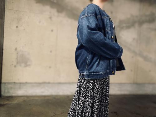 イエナのリメイクルーズデニムブルゾン