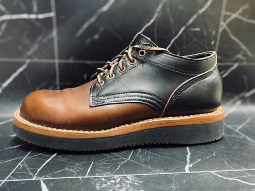 ハーソンブーツバイホワイツのクロムエクセルレザーブラウンオックスフォードブーツ