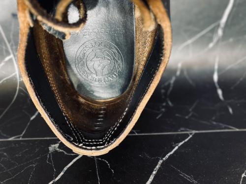 クロムエクセルレザーブラウンオックスフォードブーツの204NWC