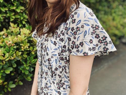 フラワープリントワンピースの20-040-900-4012-1-0