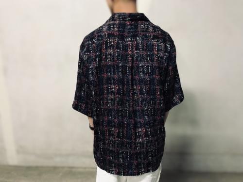 ハレの総柄オープンカラーシャツ