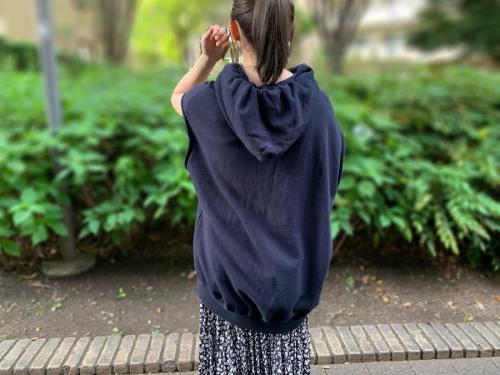 アメリカーナのノースリーブフーディープルオーバー