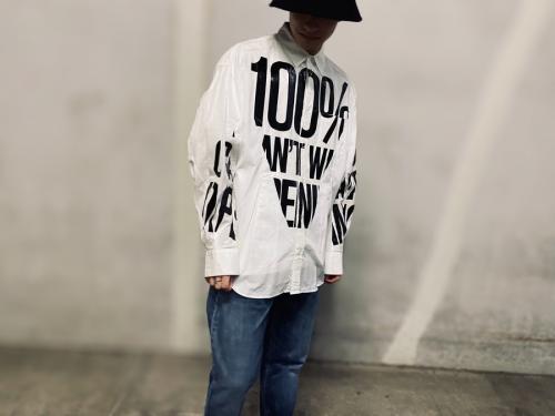 2D PACKAGED 3D CUTTINGのシャツ