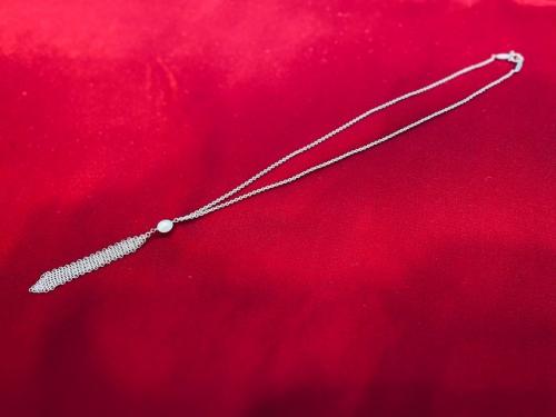 ティファニーのメッシュ タッセル ペンダント