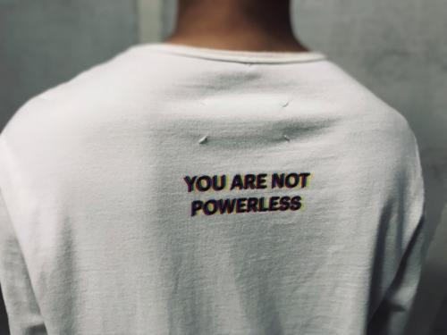 アームプリントロングスリーブカットソーのS50GC0532