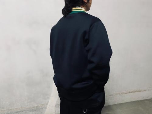 カラーのP/R/P MIX V-NECK SWEAT/PeダンボールVネックスウェット