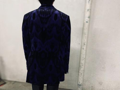 トム フォードのベロアテーラードジャケット