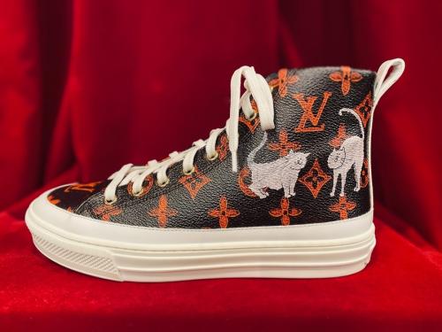 ルイ ヴィトンのCatogram Stellar Sneaker Boots