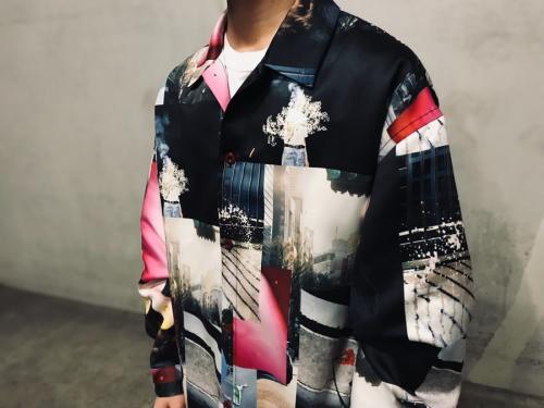 PRINTED SHIRT ARTWORK BY ASMNBOKのプリントオーバーサイズシャツ