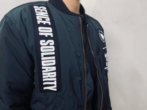 ラッツの19'RJ-1105 MA-1 ”PATCH”