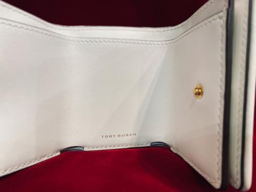 トリーバーチのTモノグラムジャガードエンブロイダリーミニウォレット