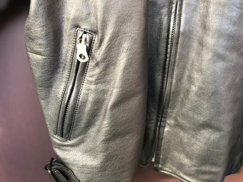 ホースレザー襟ボアライダースジャケットのHC-Y01-703