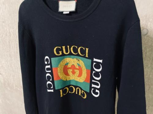 グッチのヴィンテージロゴスウェット