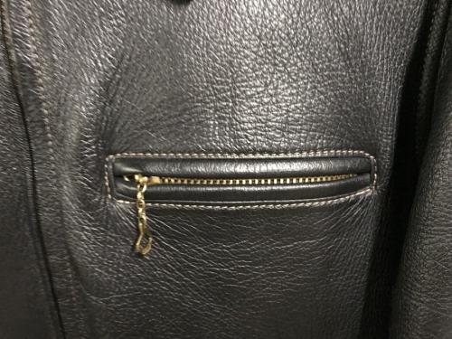 ザ・フラットヘッドのディアスキンレザージャケット