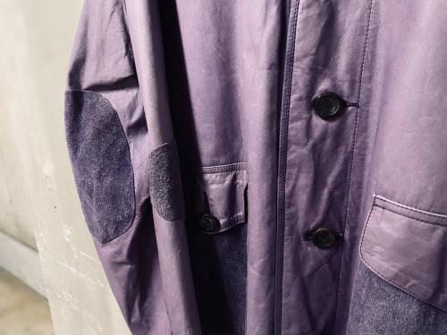 レザーカーディガン/LEATHER CARDIGANの102-202065