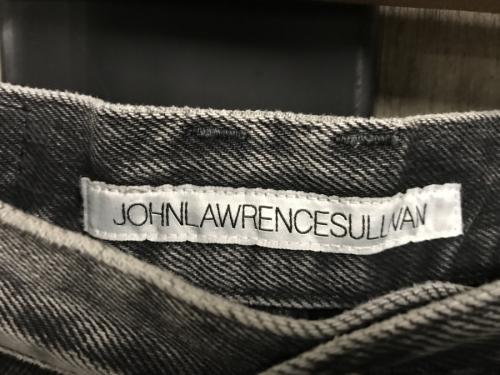 ジョンローレンスサリバンのウォッシュドデニムジッパージーンズ/WASHED DENIM ZIPPED JEANS