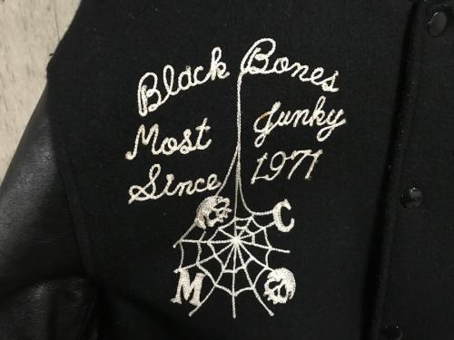 ホワイツビルのフルデコスタジャン/BLACK BONES