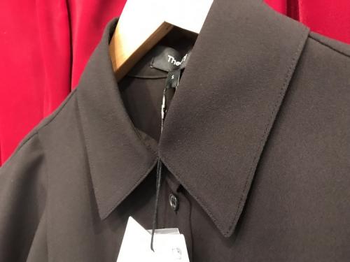 セオリーのPrime GGT BD Ruffle Top / ラッフルトップ