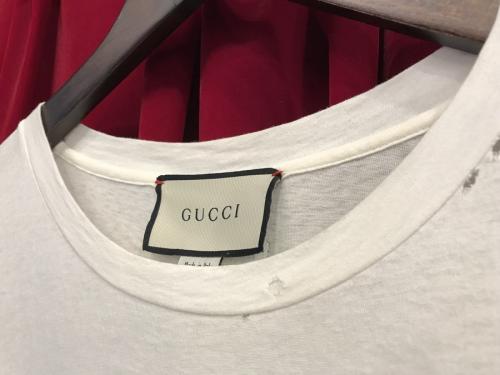 グッチのヴィンテージロゴプリントTシャツ