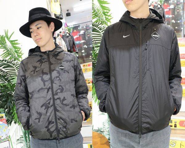 FCRB×NIKE リバーシブルカモフラパーカー ブリストル ナイキ 良品！S