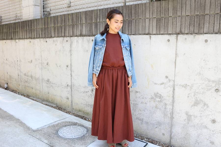 ヘビロテ間違いなし 今年流行 テラコッタカラー のマキシワンピースが入荷いたしました 16 08 08発行