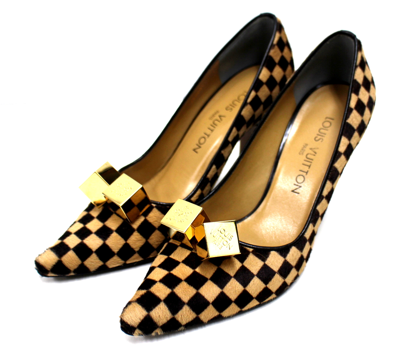 LOUIS VUITTON ルイヴィトン ダミエ パンプス LOUIS VUITTON/ルイ・ヴィトンよりダミエソバージュ パンプスの入荷