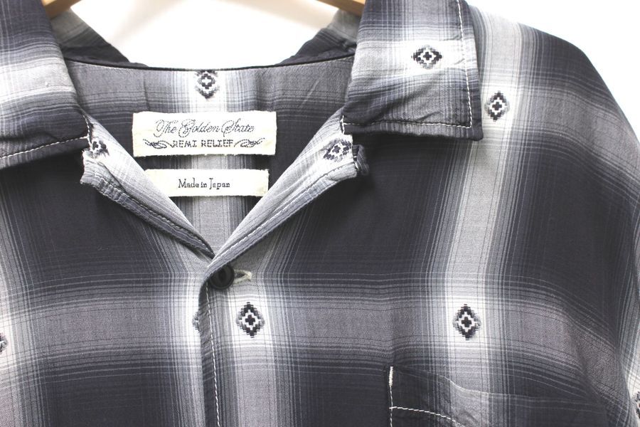 REMI RELIEF/レミレリーフよりBEAMS PLUS別注オープンカラーシャツ入荷