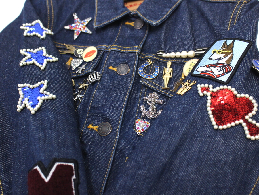 marcjacobs デニムジャケットPATCHMARC オーダー品