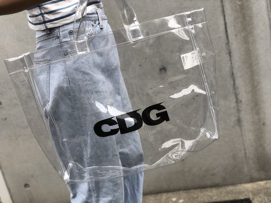 CDG PVC クリアバッグ