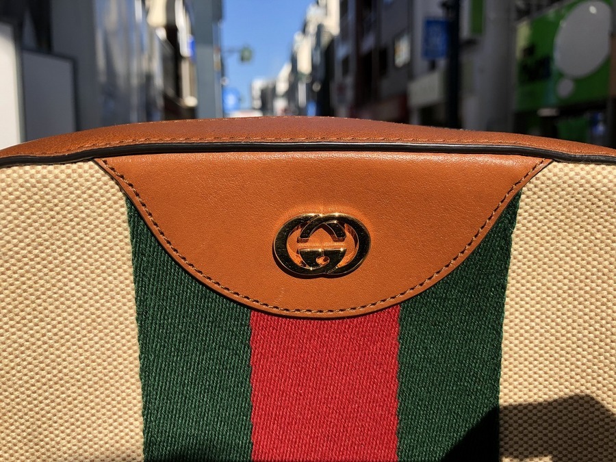 GUCCI/グッチよりヴィンテージキャンバスショルダーバッグのご紹介