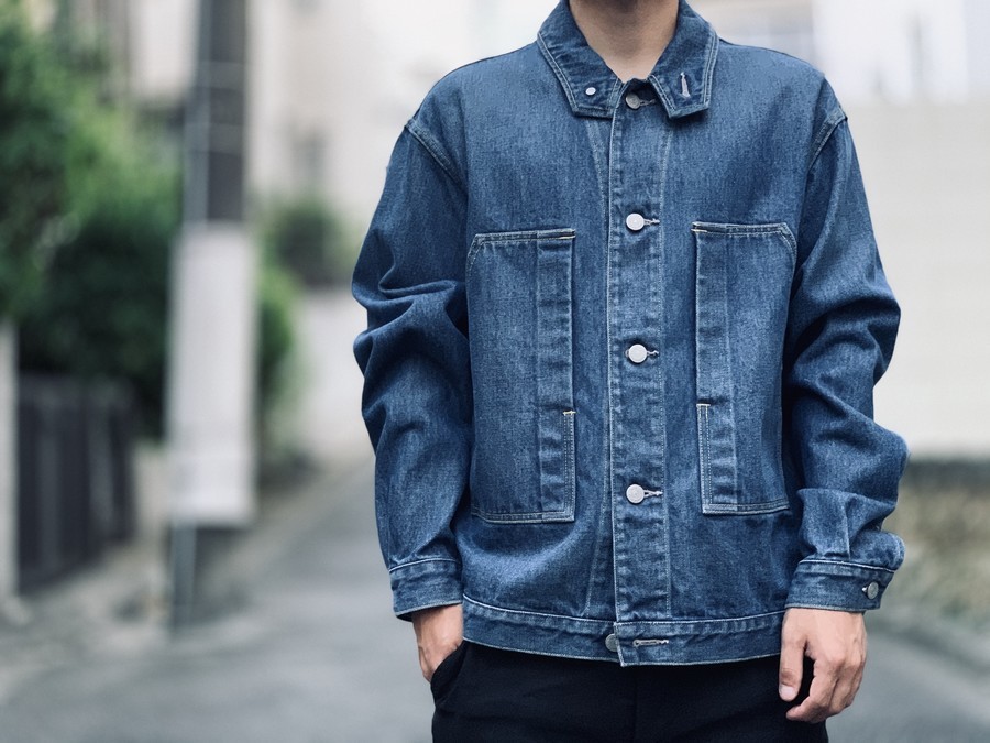 Auralee hard twist denim blouson デニム-