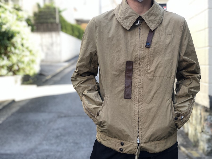 NIGEL CABOURN/ナイジェルケーボンナイロンフライトジャケットのご