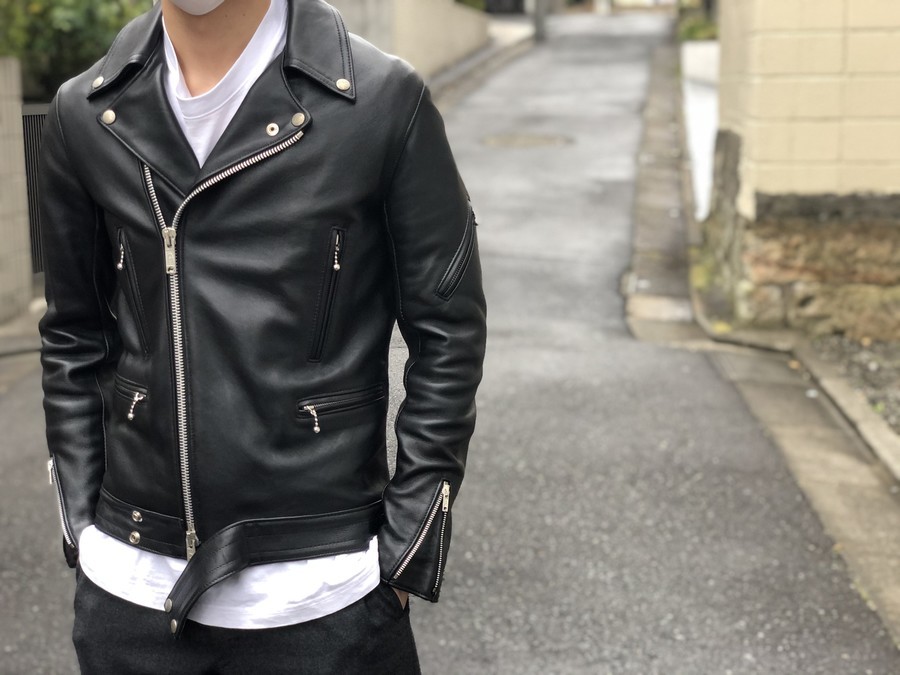 JAMES GROSE MANILA JACKET 新品 カウハイド ライダース