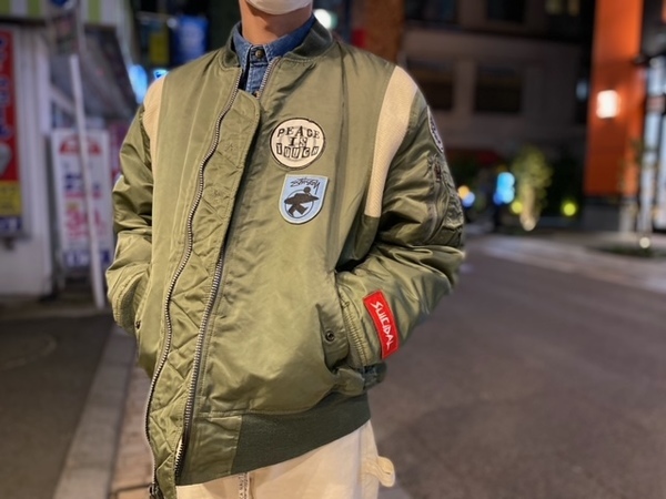 STUSSY×ALPHA/ステューシー×アルファ】より MA-1ジャケット が入荷致し ...