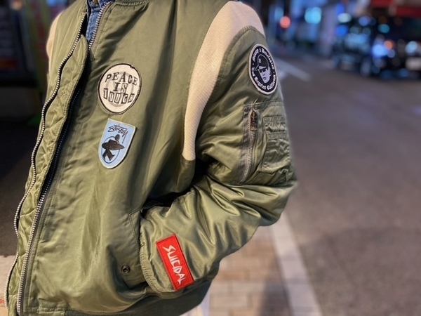 STUSSY×ALPHA/ステューシー×アルファ】より MA-1ジャケット が入荷致し