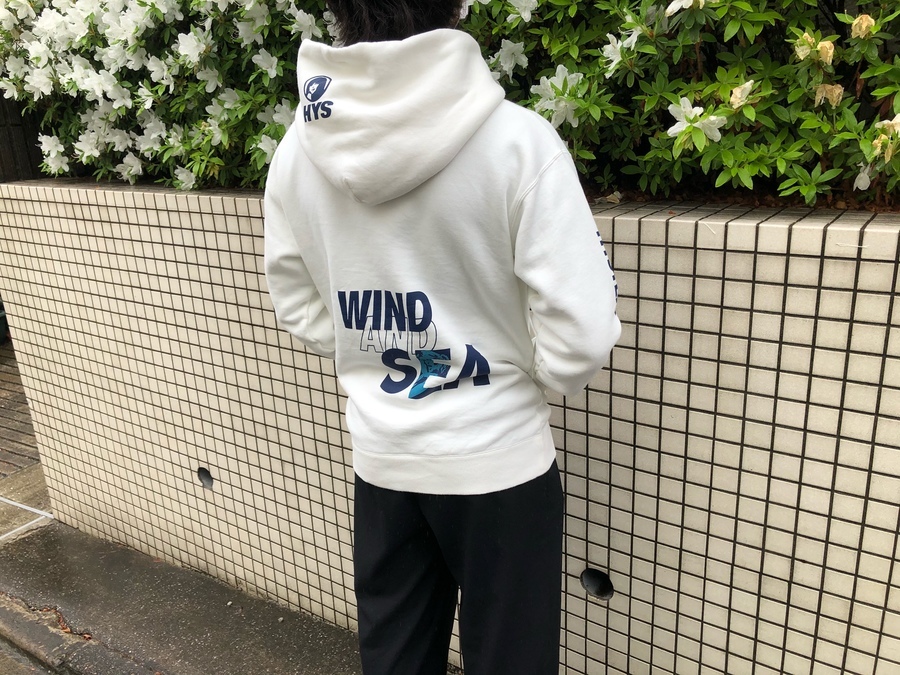 ヒステリックグラマー wind and sea コラボ パーカー