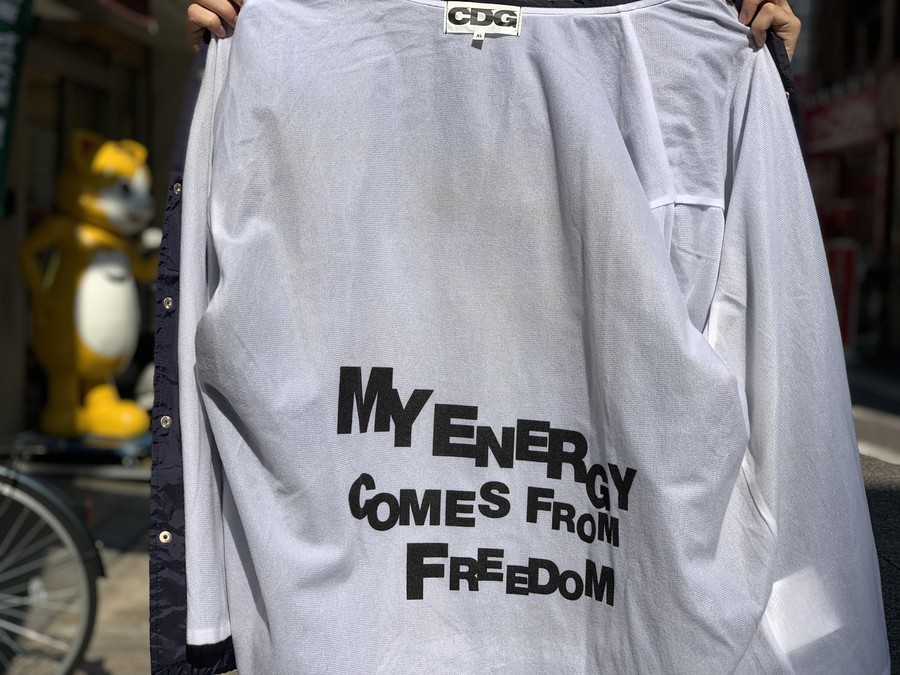 COMME des GARÇONS CDG コムデギャルソン コーチジャケット COMME des GARCONS コーチジャケット】が入荷致しました