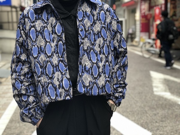 【美品】Needles ニードルス パイソン 20SS ナイロンコーチジャケット Needles/ニードルス】よりパイソン柄コーチジャケット入荷しま
