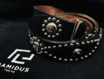 ウルフズヘッド　スタッズベルト　32 ゴローズ　キムタク COMME des GARÇONS × WOLF'S HEAD – 一点物のスタッズベルトを