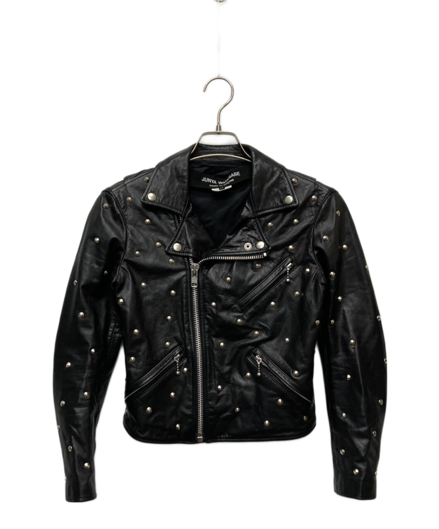 希少 13年製 ジュンヤワタナベ コムデギャルソン 上質 ライダースジャケット コムデギャルソンジュンヤワタナベメン ライダースジャケット 美品