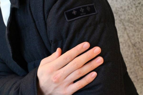 ダウンジャケットのコート