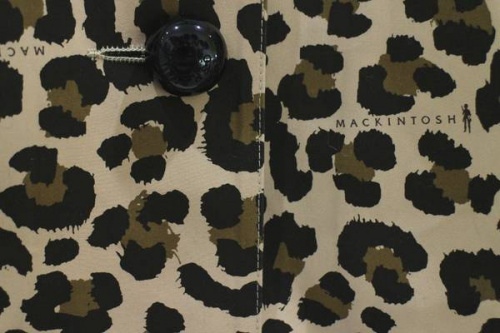 レオパードのゴム引きコート