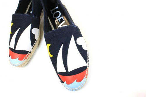 エスパドリーユのスリッポン