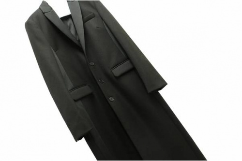 RED VALENTINO ファー付きコート 黒 1420123110018.jpg