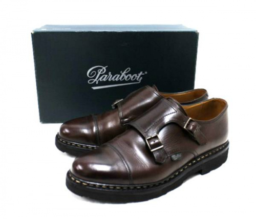 パラブーツのダブルモンクシューズ