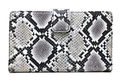 ワイズのパイソンがま口2つ折り財布