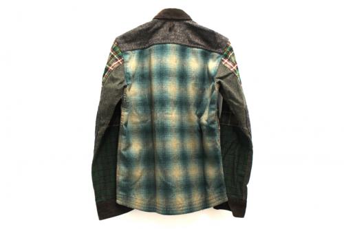 アイコムデギャルソンジュンヤワタナベマンのチェックシャツ