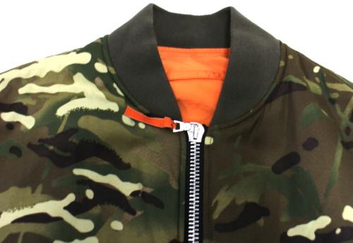 ヘロン プレストンのボンバージャケット