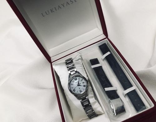 ソーラー時計のLUKIAYASE