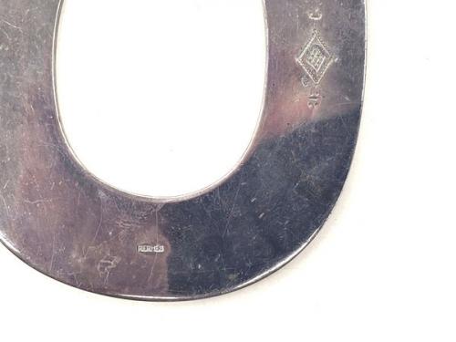 スタンプワークシルバーネックレス